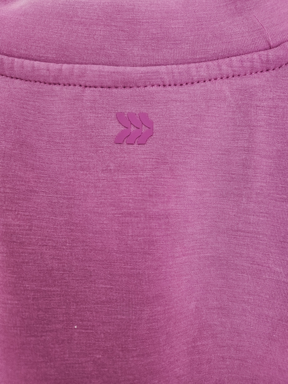 all in motion Plum Crewneck Sweatshirt with Contrast Piping Sporty Minimalist - Picture 4 of 8